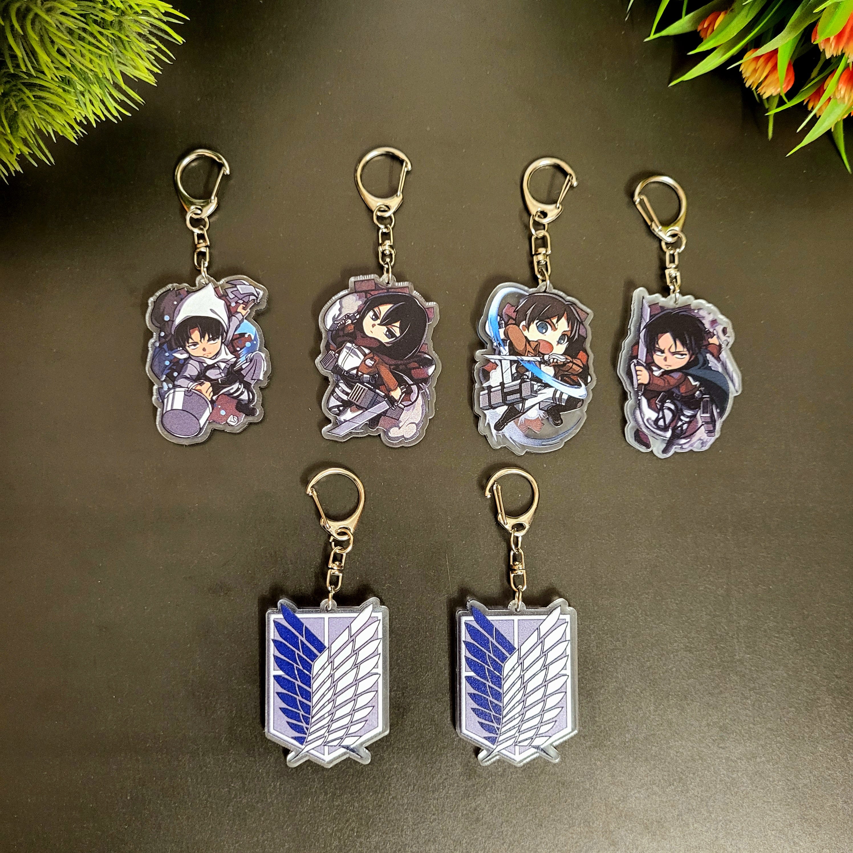 Attack on Titan keychains