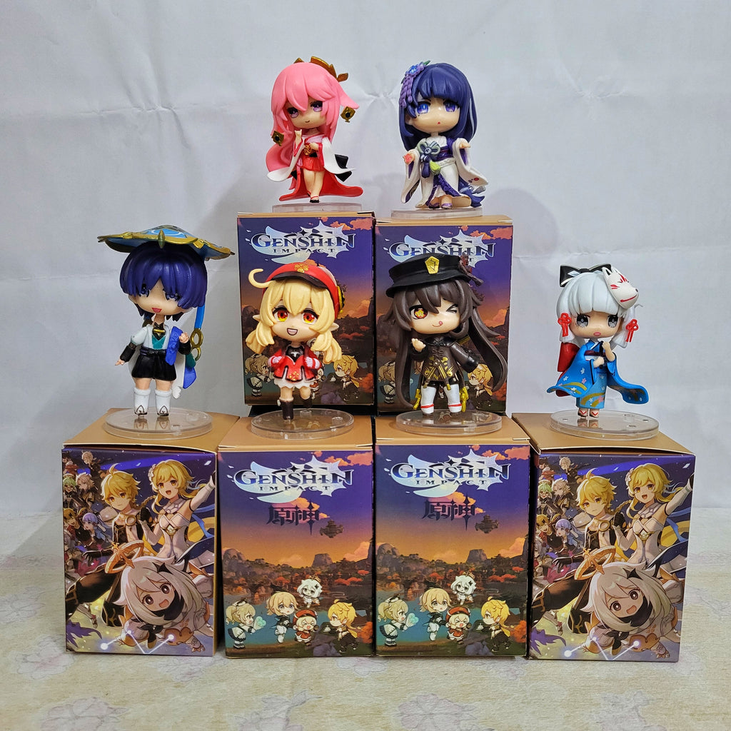 Genshin Impact action figure collection