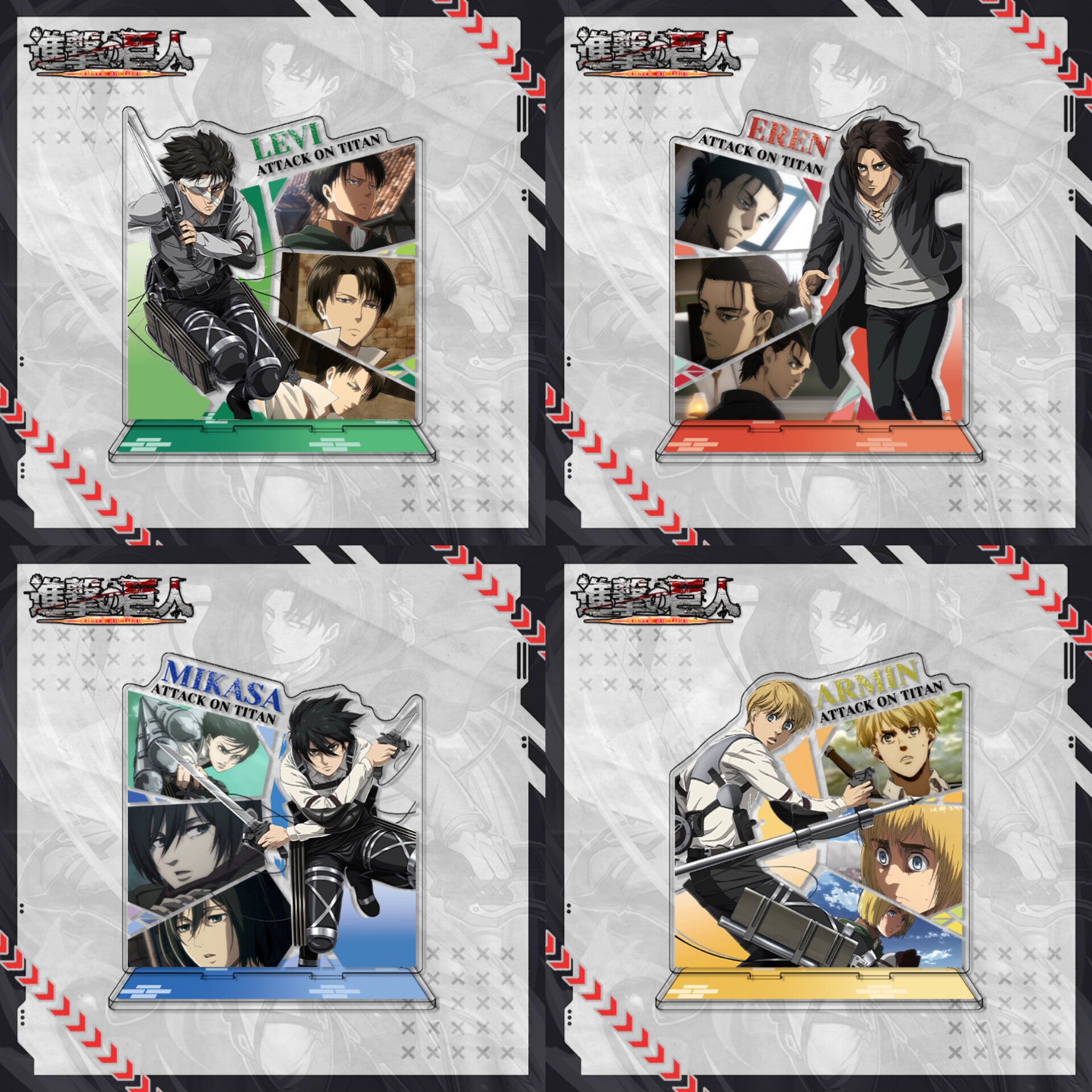 Attack on Titan Acrylic Standee - Anime Collectible Display Merch
