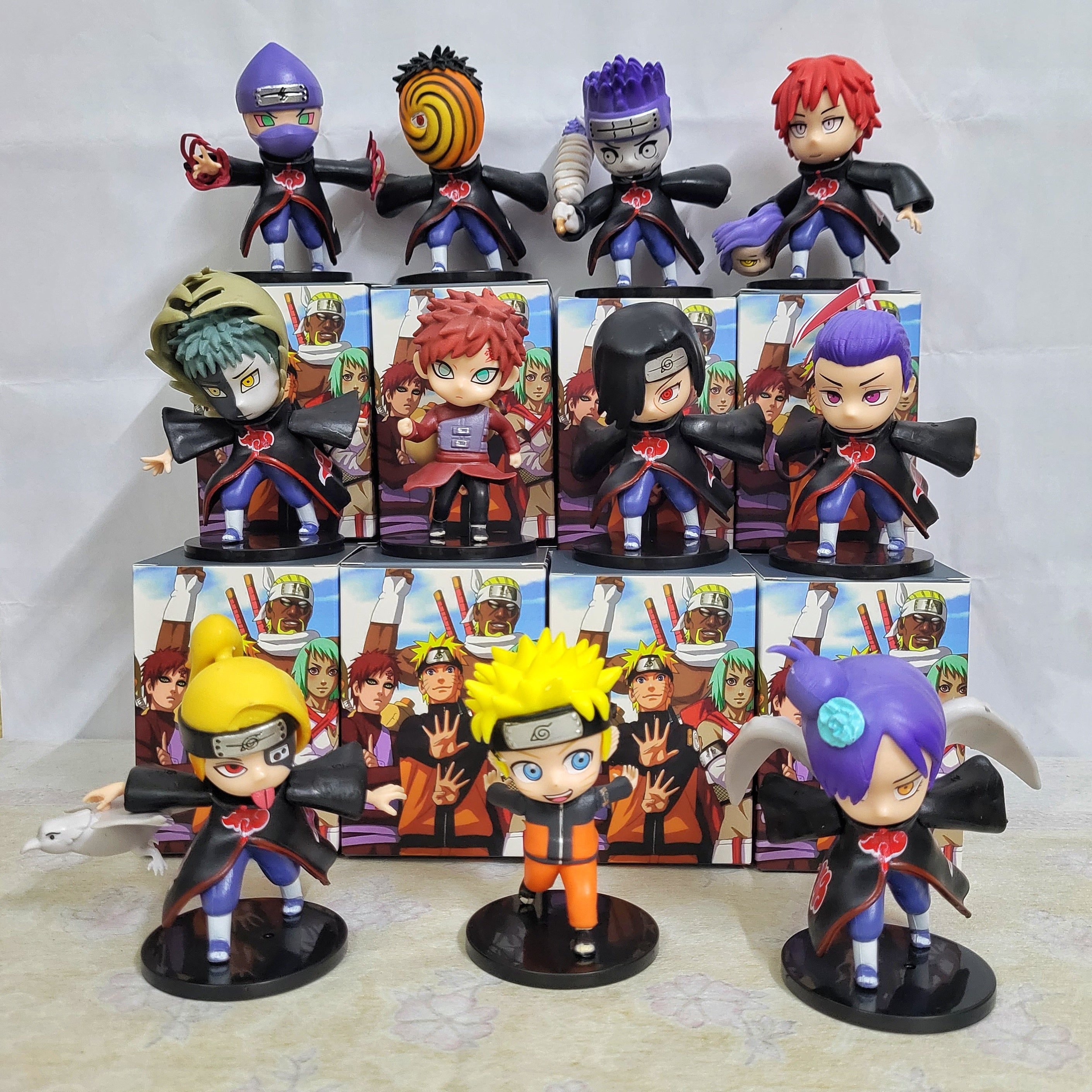 Naruto Akatsuki action figure collection