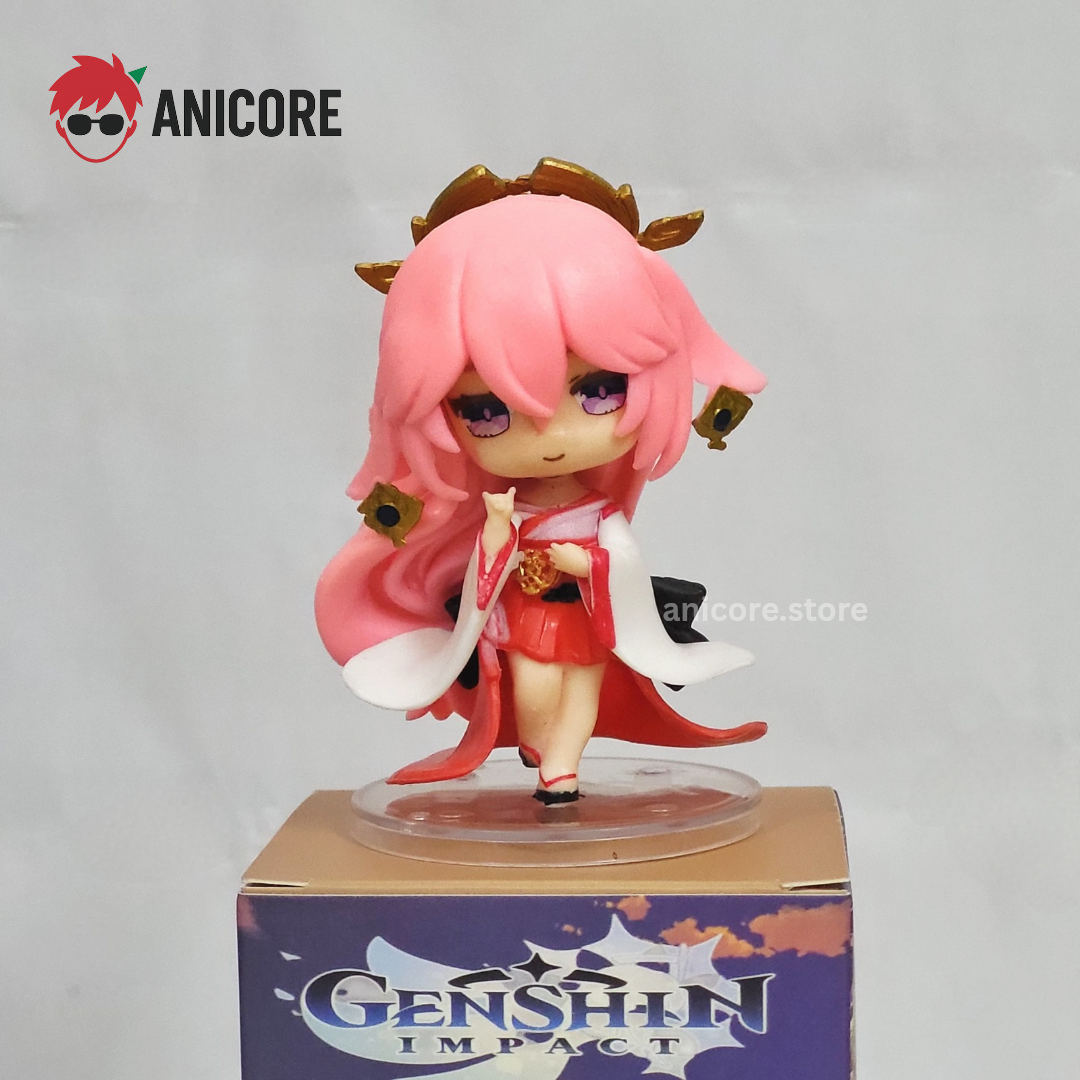 Yae Miko Action Figure - Genshin Impact Collectible