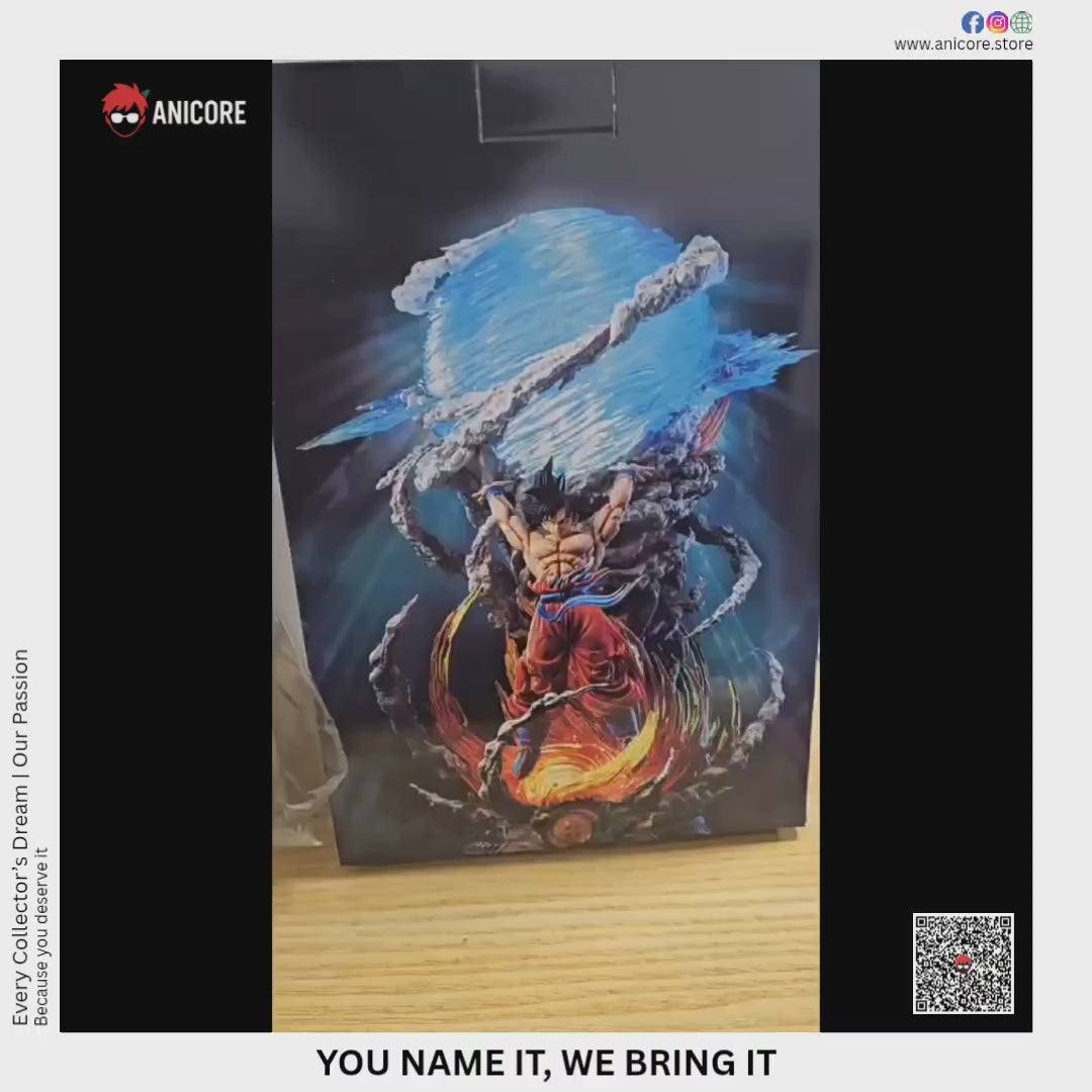 Goku Spirit Bomb Statue – Dragon Ball Z Anime Collectible with luminous LED Light (Pre-order)